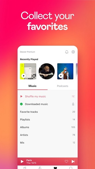 Deezer Music Player 安卓最新版v8.0.16.4