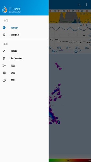 可视化天气app(flowx专业版)