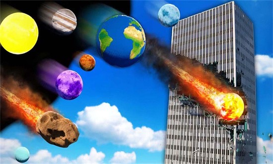 星球撞击模拟 星球撞击模拟