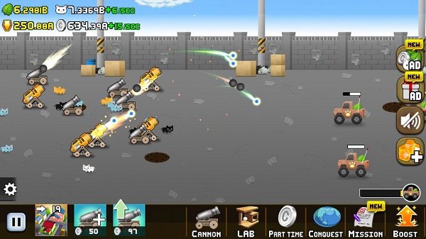 放置猫咪加农炮手游