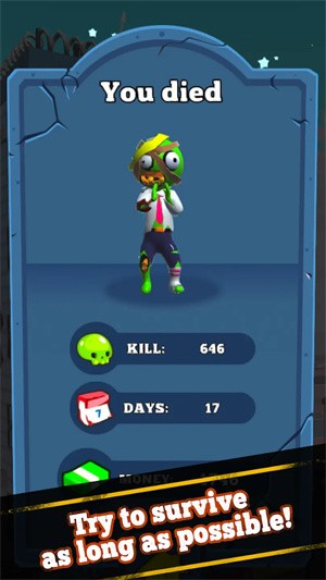 屋顶生存 - 僵尸塔防