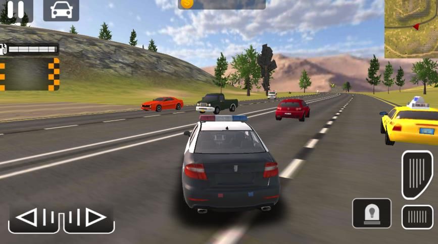 城市警车追击模拟