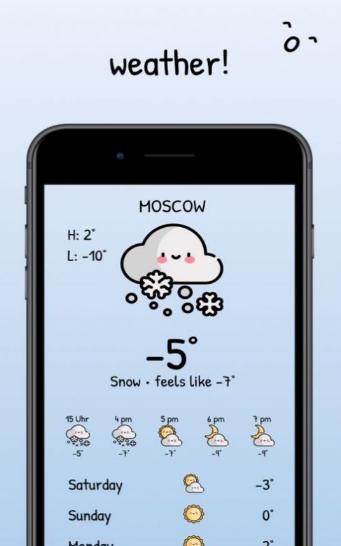 Cute Weather桌面小组件 Cute Weather桌面小组件