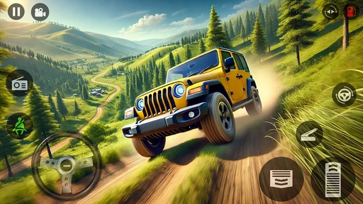 越野吉普车驾驶挑战赛(Offroad Jeep Driving Simulator)