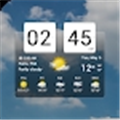 Sense flip clock & weather