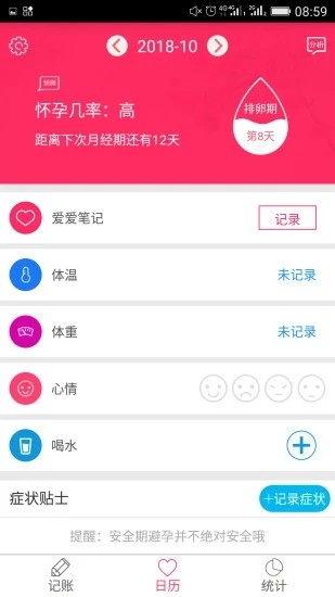 排卵期安全期日历 排卵期安全期日历