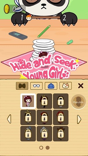 Hide and Seek: Young Girl