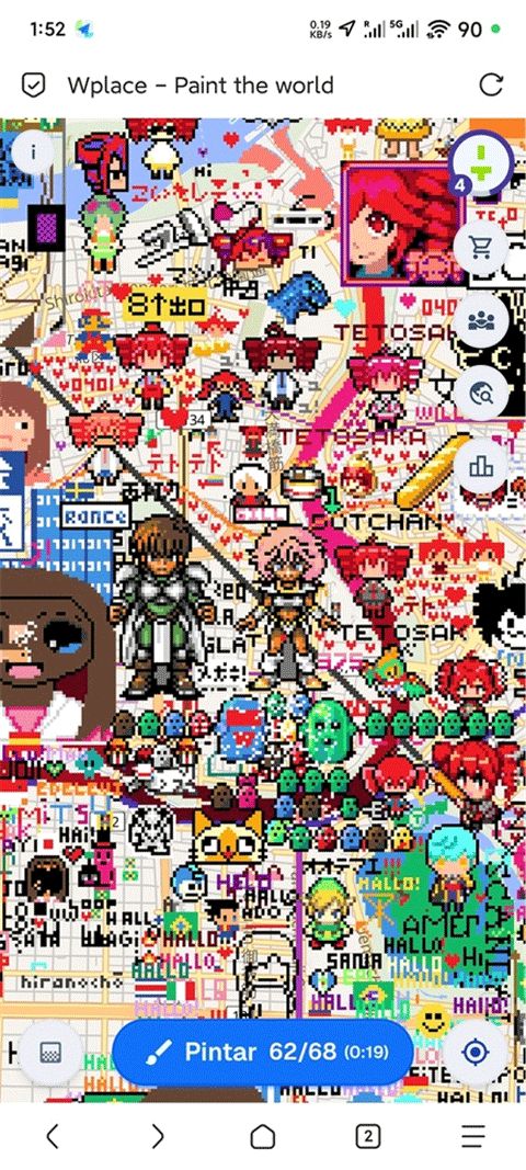 wplace像素(绘画地图软件) v6.0.0 安卓版