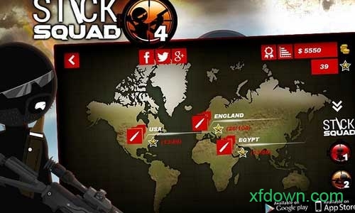 火柴人狙击手4中文破 解版(Stick Squad 4) 火柴人狙击手4中文破 解版(Stick Squad 4)