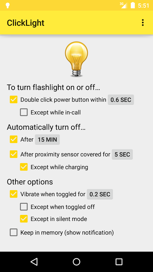 ClickLight(点击手电筒)