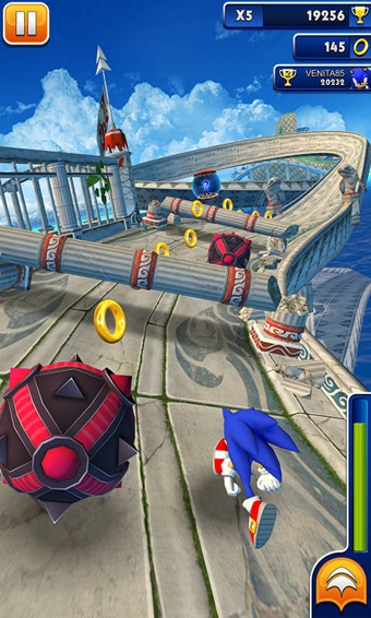 索尼克冲刺中文免费版(sonic dash) 索尼克冲刺中文免费版(sonic dash)