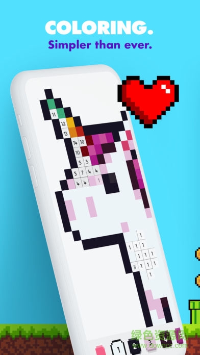 独角兽数字着色书填色游戏(Unicorn Coloring book)