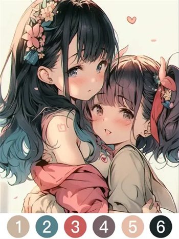 画画像素涂色—数字填色花园