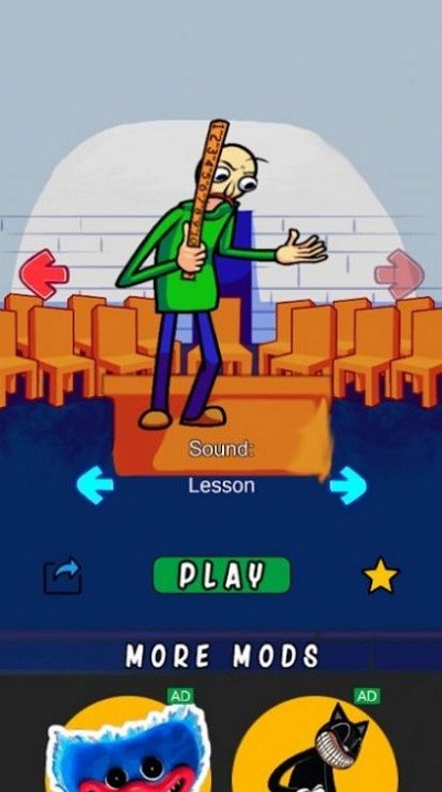 fnf巴迪特性测试游戏(fnf baldi test character) fnf巴迪特性测试游戏(fnf baldi test character)