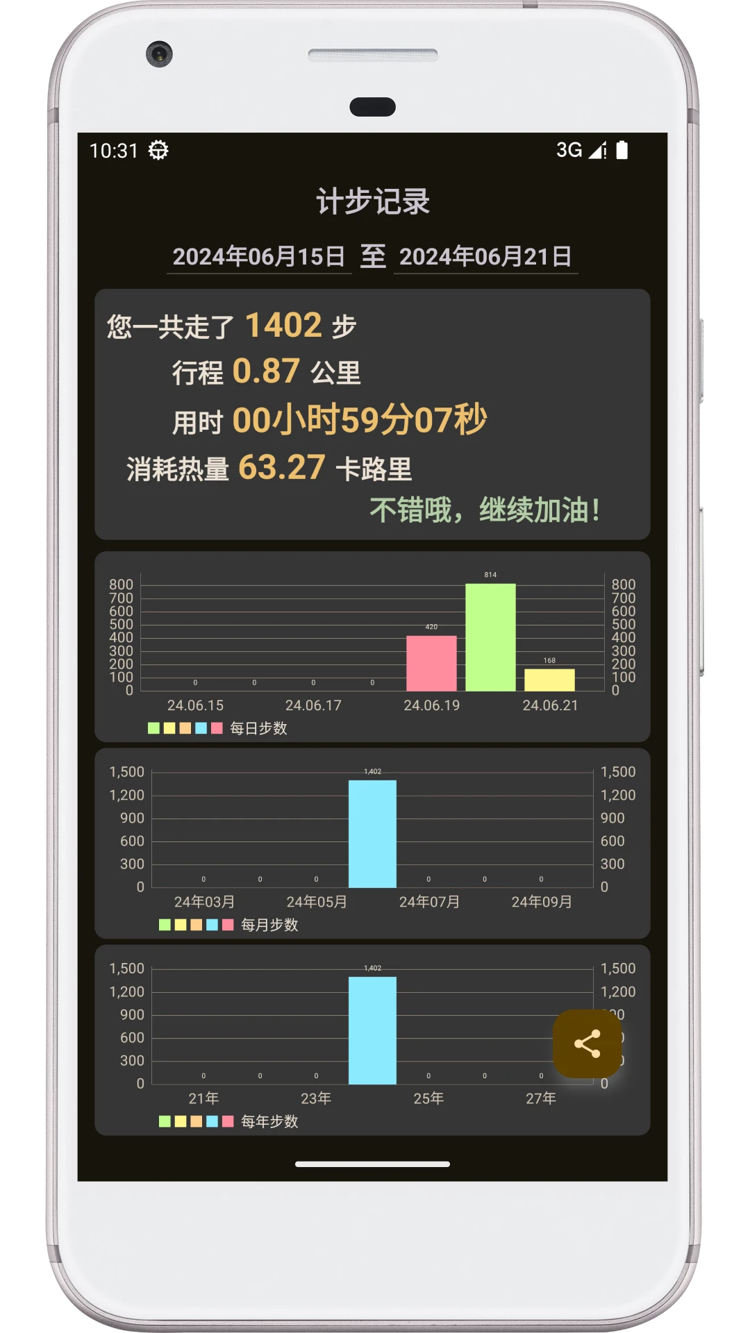 图乐计步器