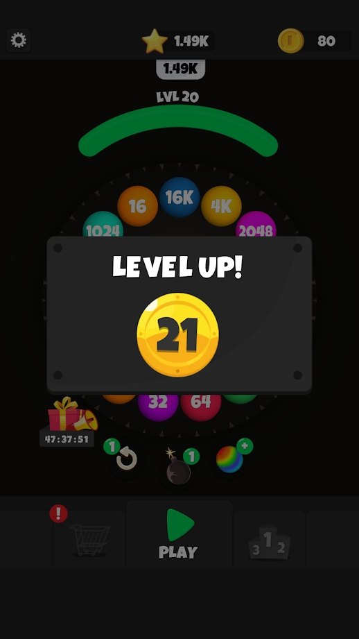 滚动合并2048红包版