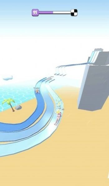 滑梯翻转游戏(Water slide flip)