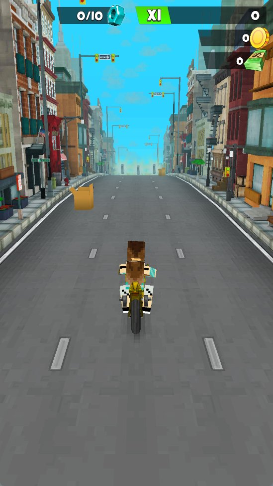 像素战队摩托车