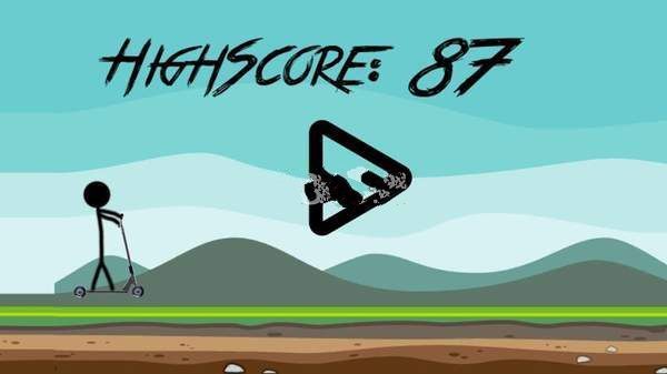 火柴人滑板车 火柴人滑板车