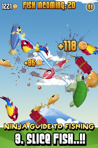 钓鱼忍者中文修改版(ninja fishing) 钓鱼忍者中文修改版(ninja fishing)