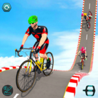 超级斜坡自行车赛