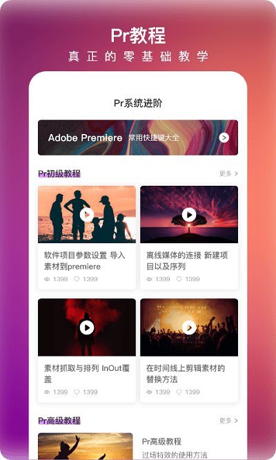 pr视频剪辑