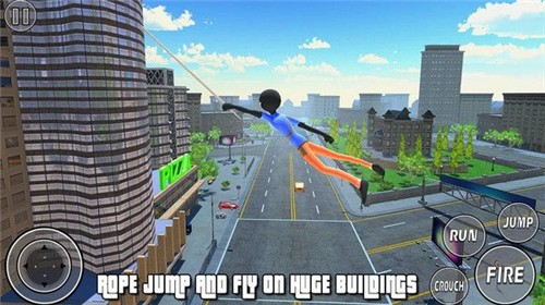 火柴人都市：绳索英雄