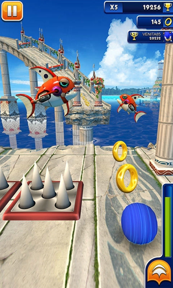 索尼克冲刺中文免费版(sonic dash)