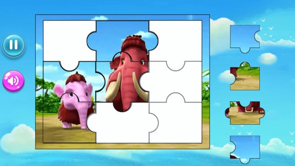 儿童拼图小游戏