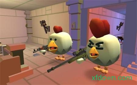 公鸡交火大战(roosters firefight)
