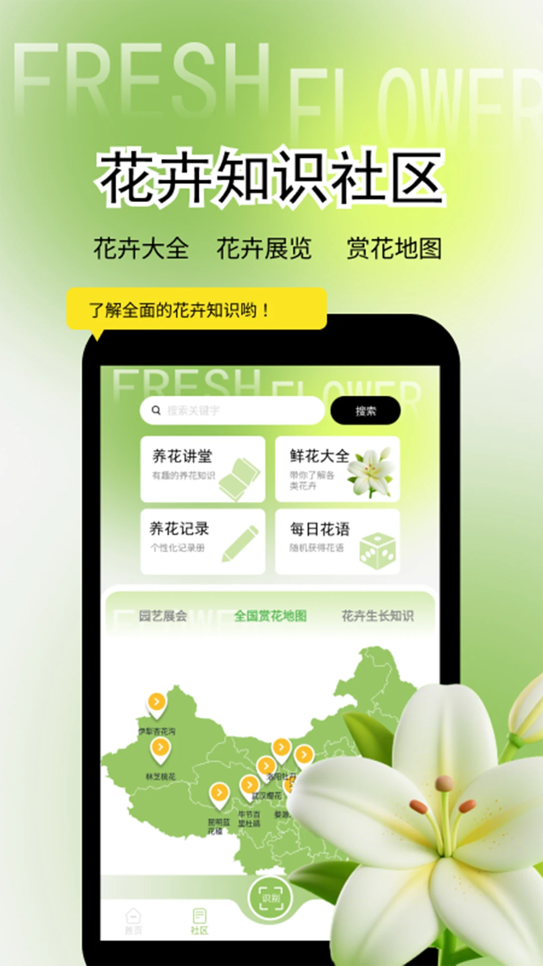 鲜花盛开