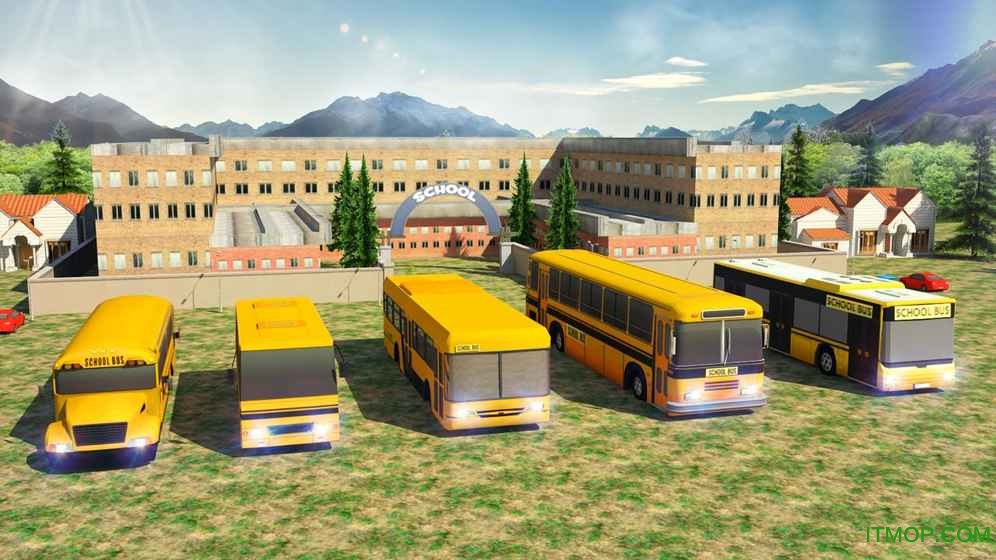 School Bus: Up Hill Driving School Bus: Up Hill Driving