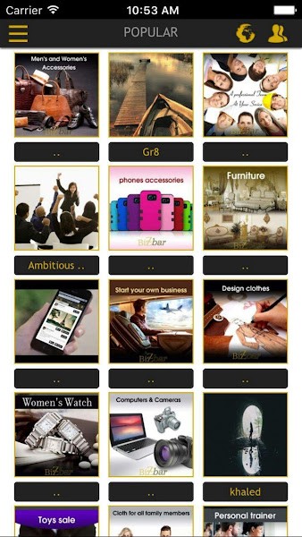 Bizbar地图app