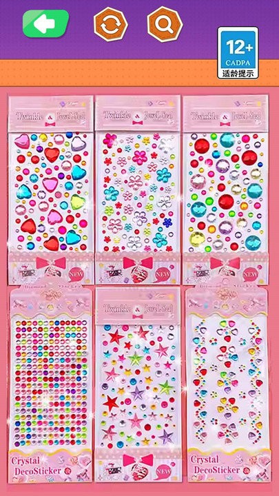 宝石贴纸diy 宝石贴纸diy