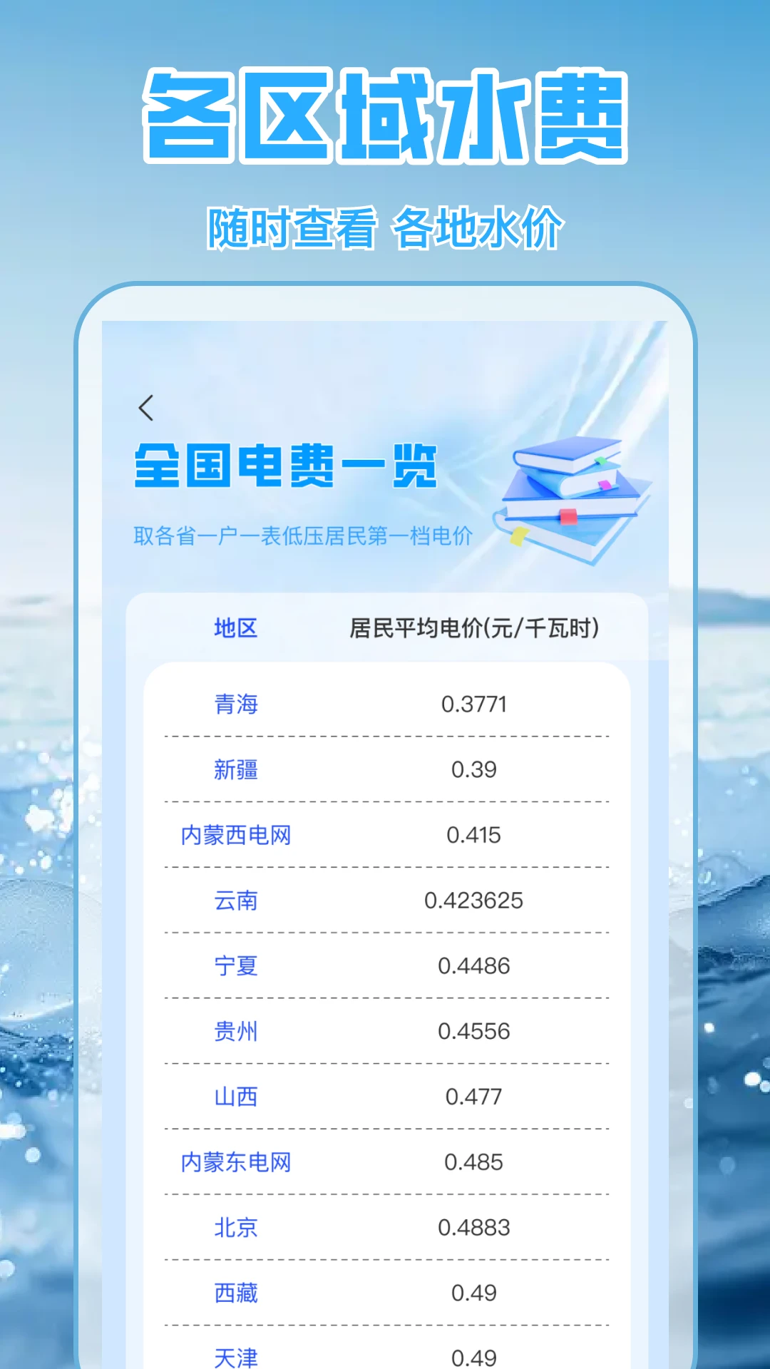 水电缴费月月算