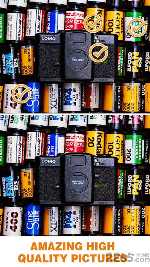 照片找不同游戏(spot 5 differences)