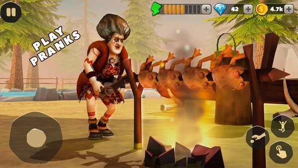 Scary Teacher 3D : Stone Age