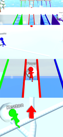 雪地赛跑