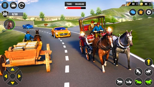 马车运输出租车游戏(Horse Cart Transport Taxi Game)