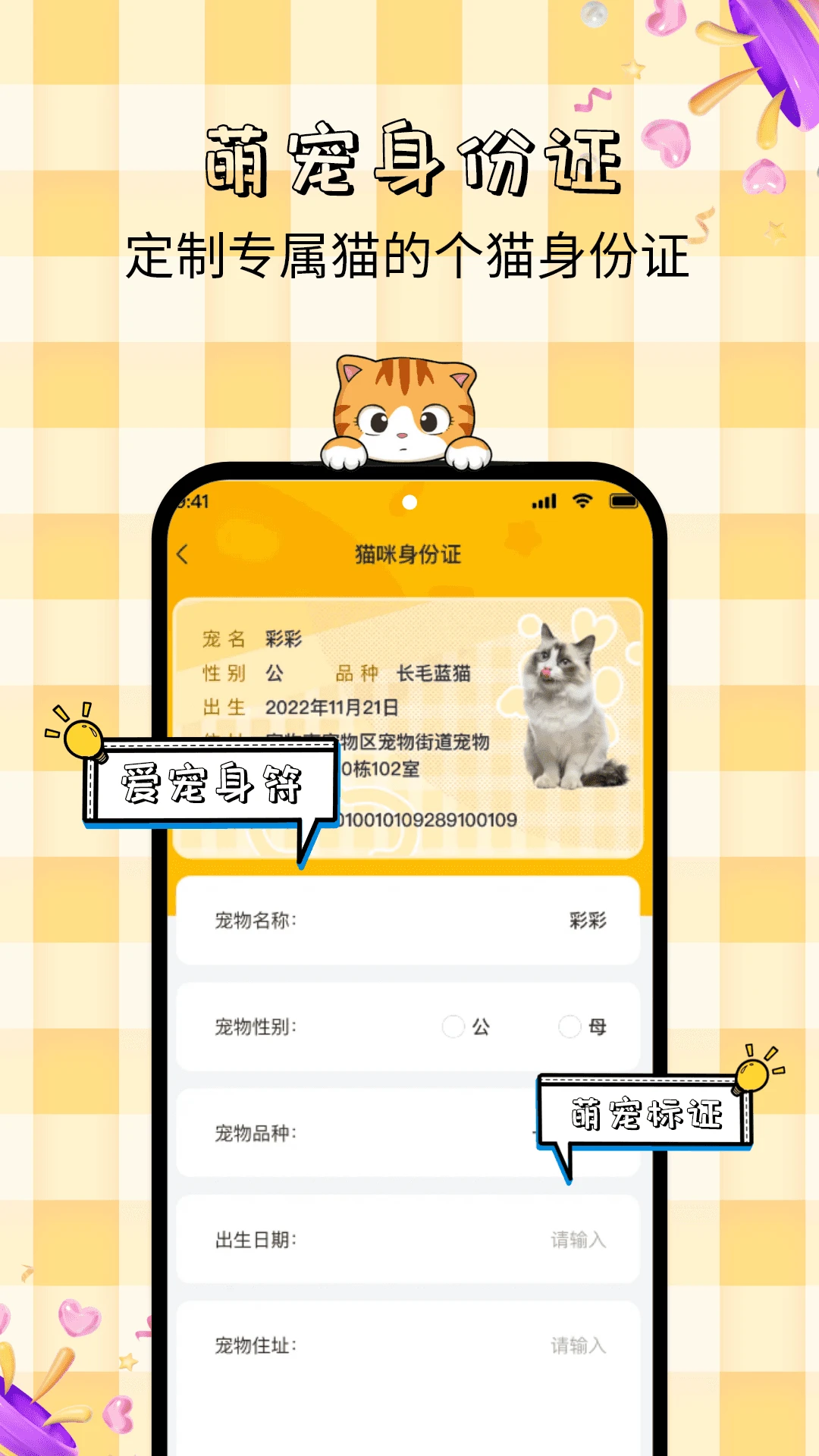 宝贝猫咪语言录音翻译器