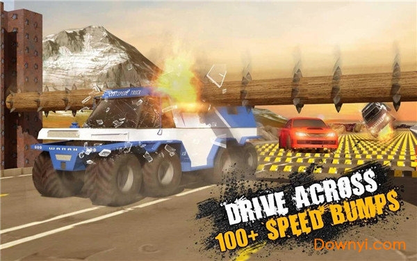 Speed Bump Car Crash Test: Speed Breaker Challenge