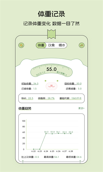 减肥打卡便签本 减肥打卡便签本
