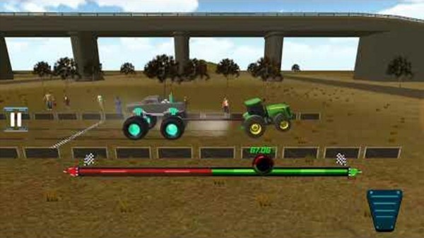 卡车拖拉机拔河比赛