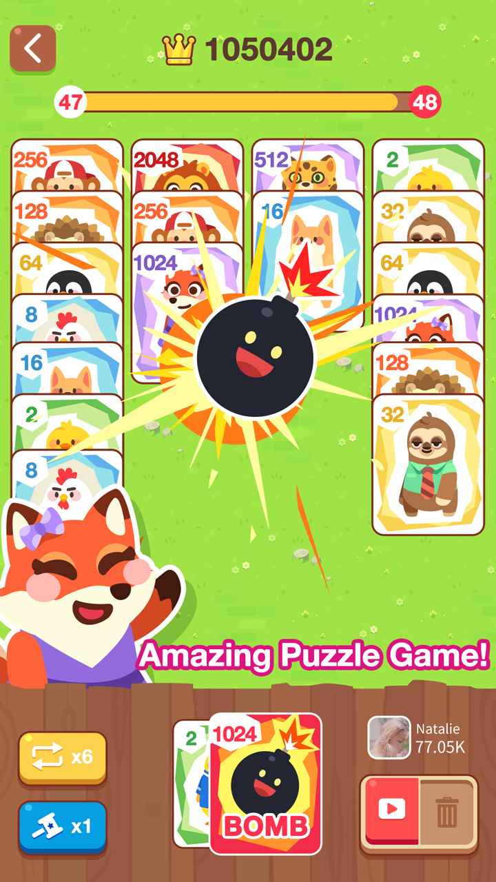 动物2048华容道
