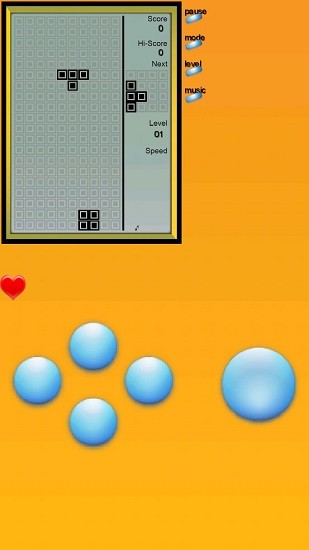 俄罗斯方块经典怀旧版黑白版