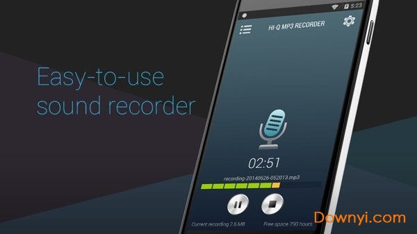 高品质mp3录音机中文版(Hi-Q MP3 Recorder)