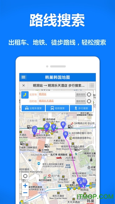 韩巢韩国地图苹果手机版