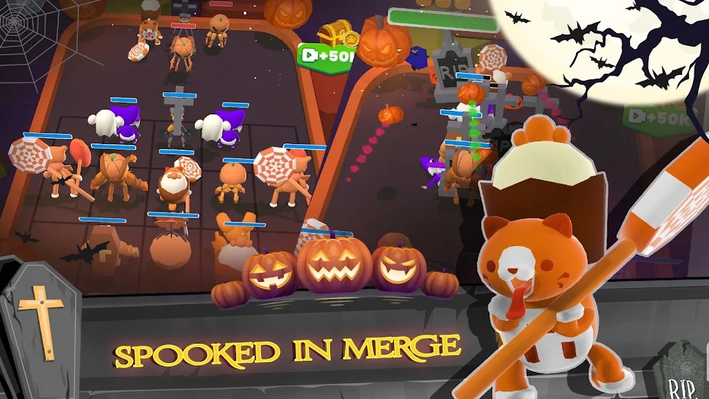 Halloween Merge: Blue Monster