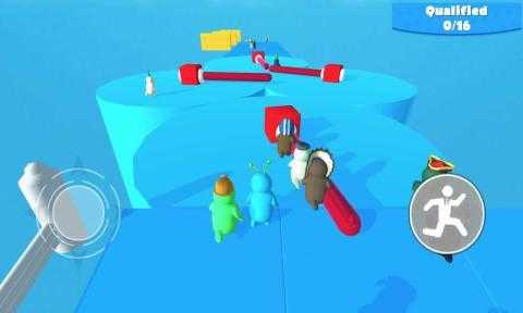 豆豆忍者向前冲游戏(Knockout Race)