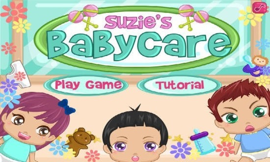 婴儿护理店游戏
